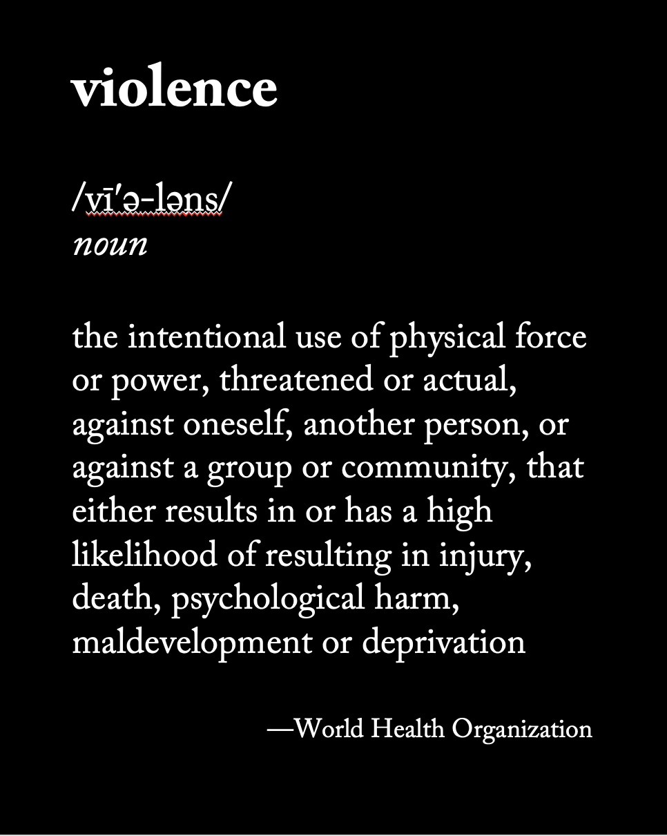 On political violence